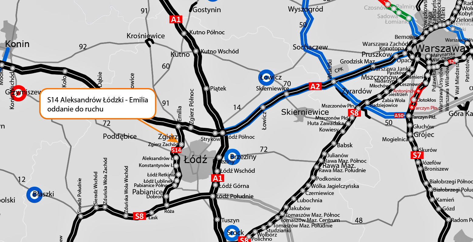 Łódź pierwsza w Polsce z ringiem z autostrad i ekspresówek Magazyn Auto