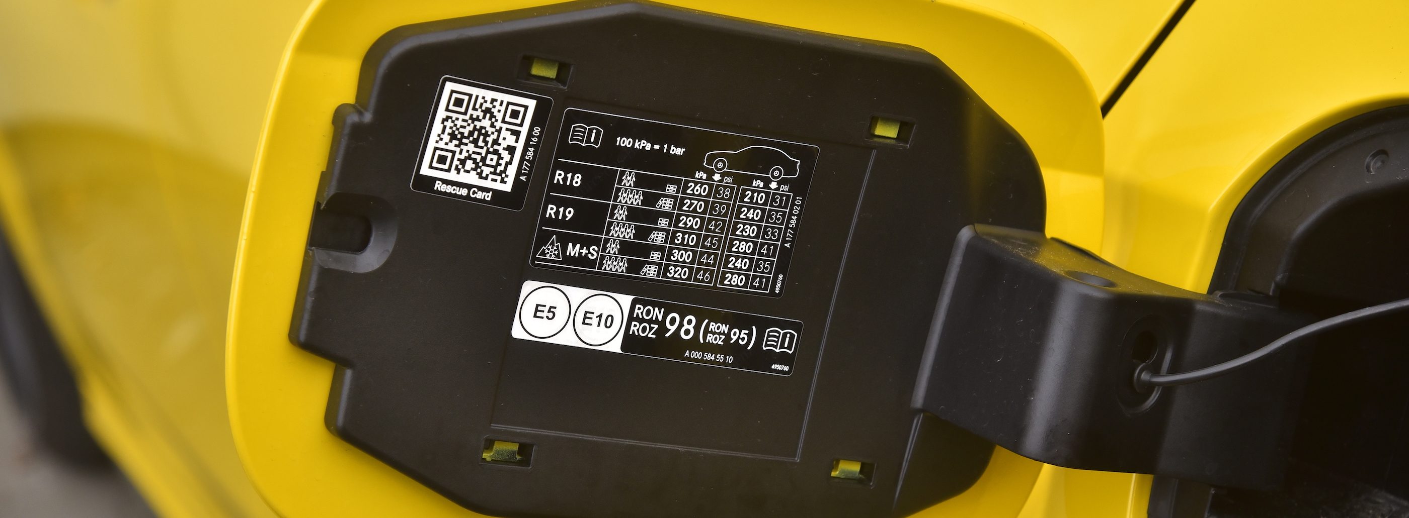 Klapka paliwa – zalecenia dotyczące paliwa