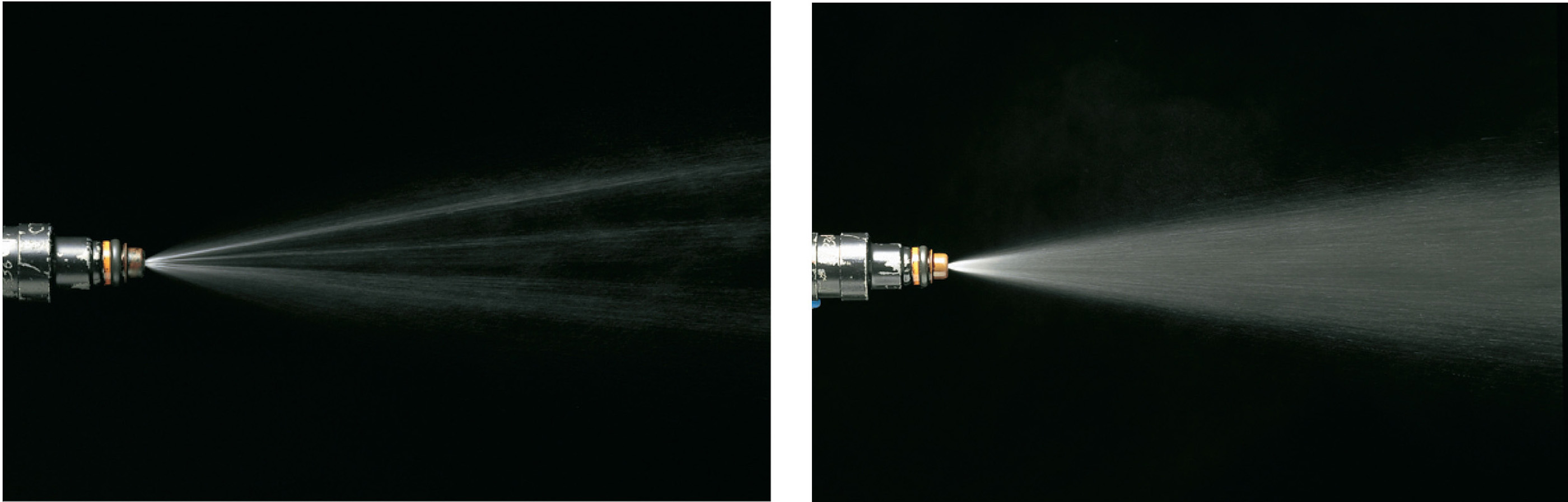 Wtryskiwacz nowy i zużyty