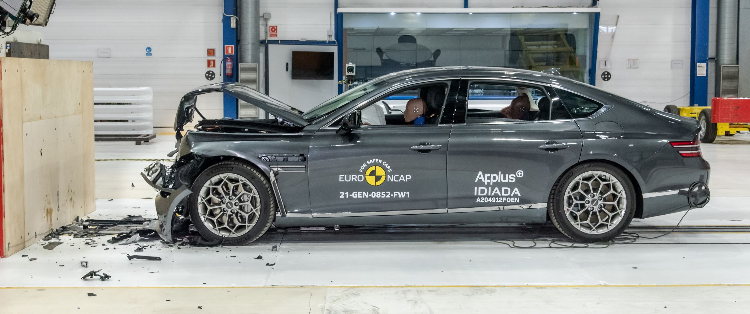 Genesis G80  crash test przód
