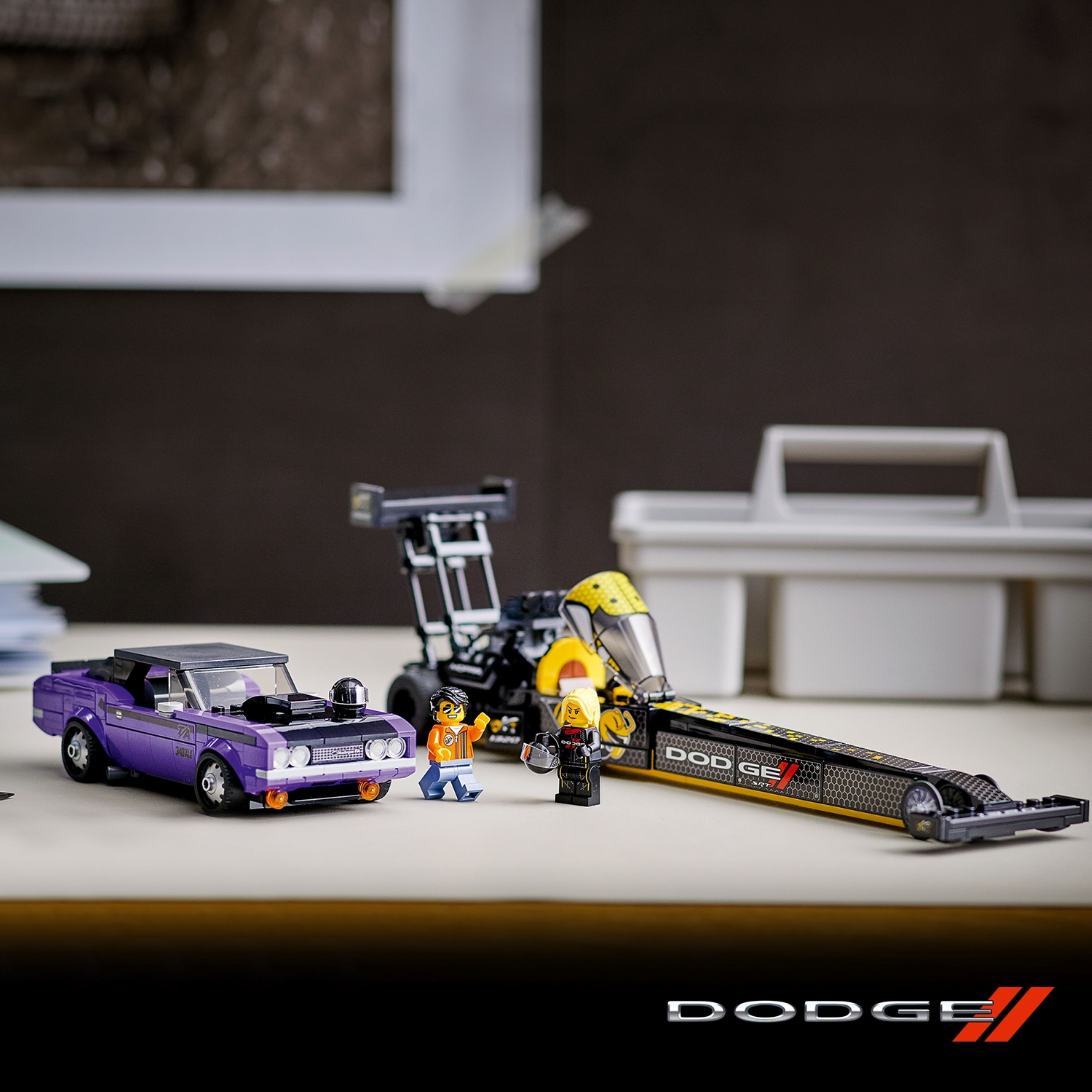 Dodge//SRT Top Fuel i Dodge Challenger T/A z Lego