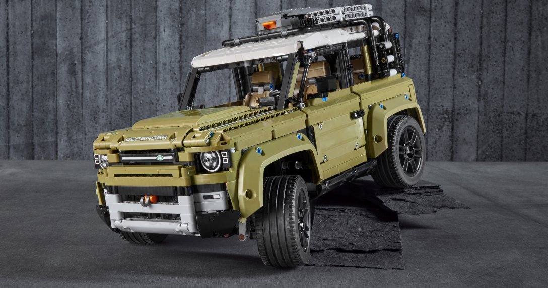 Landr Rover Defender z klocków