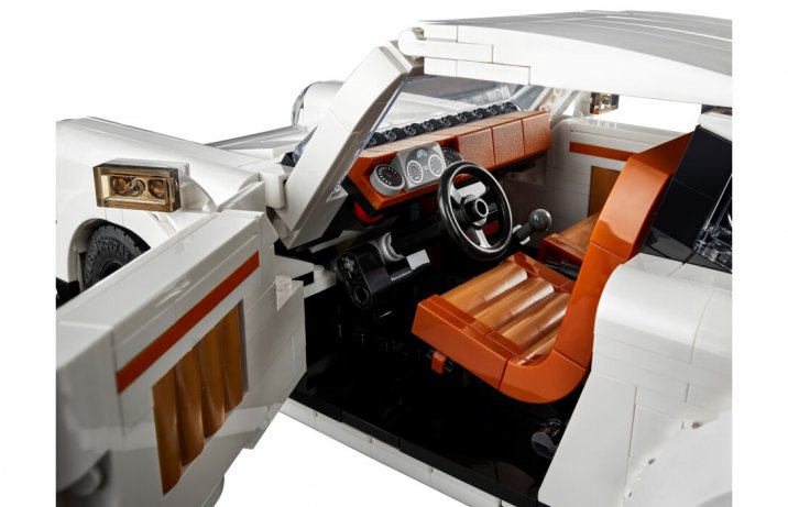 Porsche 911 z LEGO - kokpit