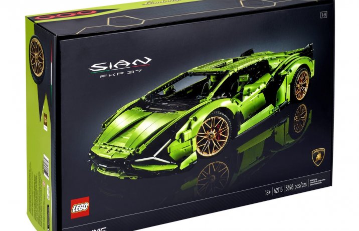 Lamborghini SIÁN FKP 37 z LEGO - opakowanie