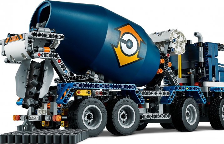 Betoniarka z LEGO - tył