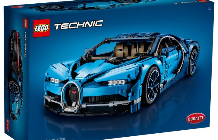 Bugatti Chiron z LEGO - opakowanie