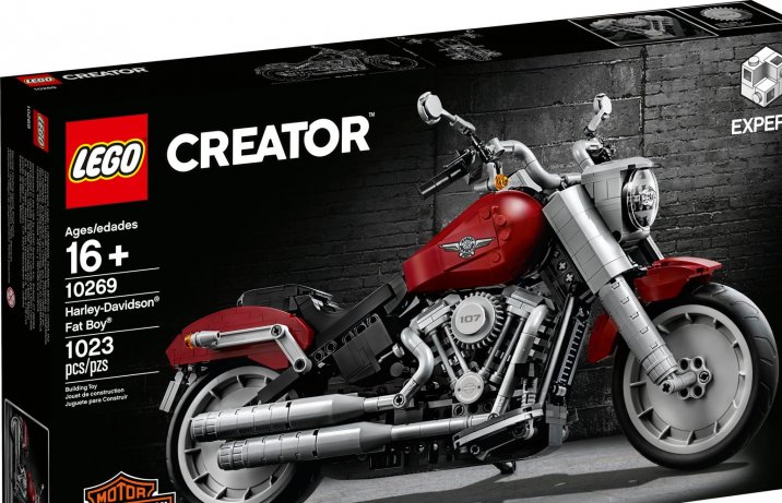 Harley Davidson Fat Boy z LEGO - opakowanie