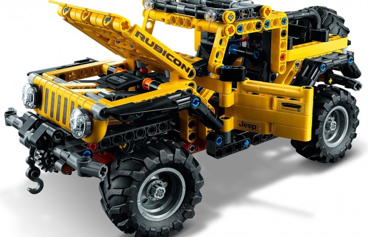 Jeep Wrangler z LEGO - przód
