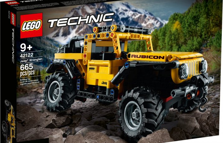 Jeep Wrangler z LEGO - opakowanie