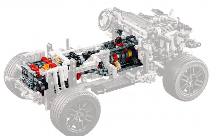 Land Rover Defender z LEGO - podwozie
