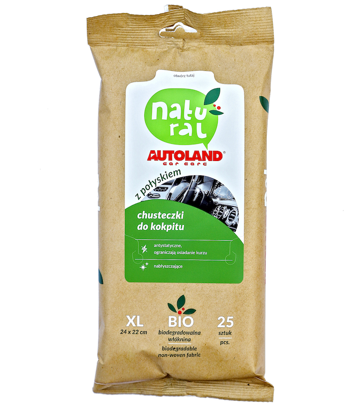 Autoland Natural chusteczki do kokpitu