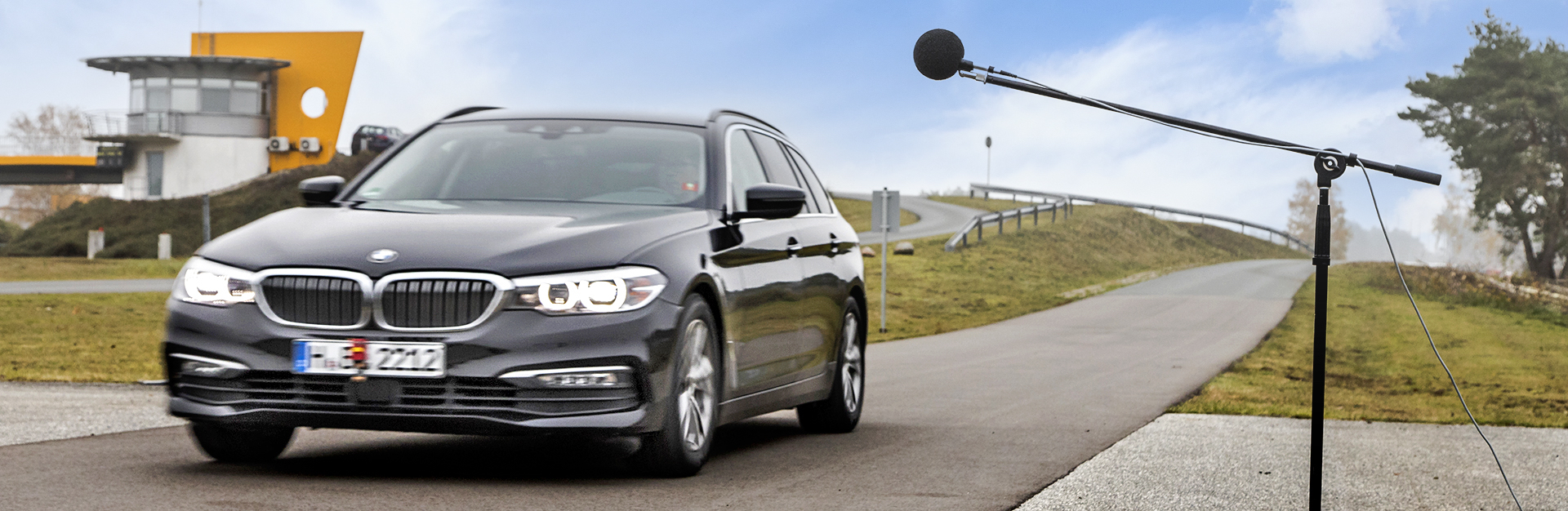 Hałas zewnętrzny test opon