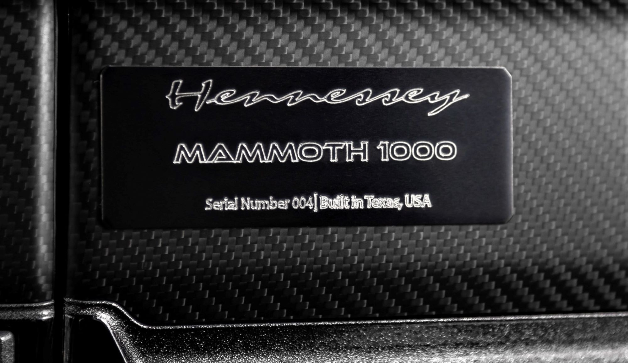 Hennessey Mammoth 1000 TRX plakietka