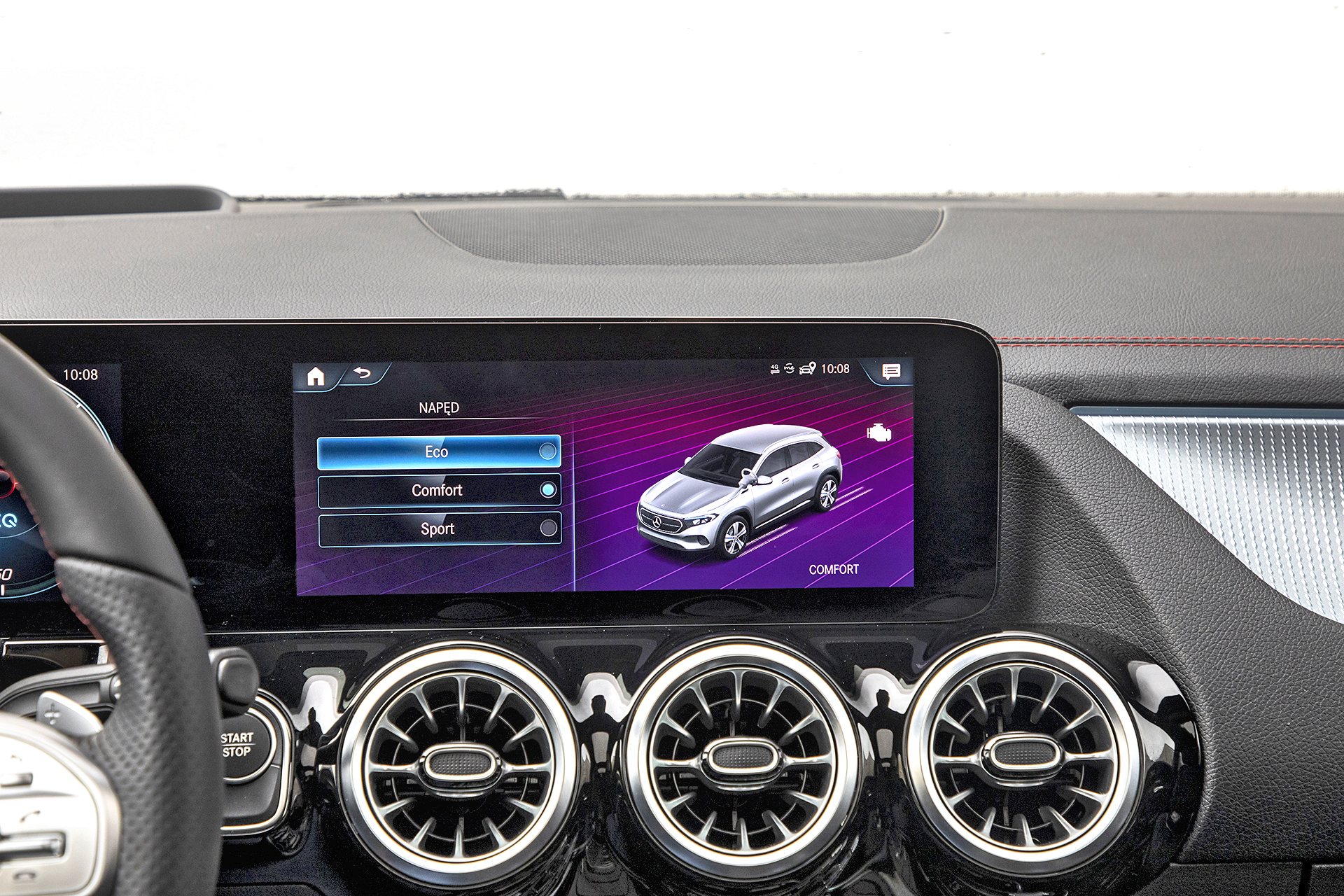 Mercedes EQA 250 - ekran