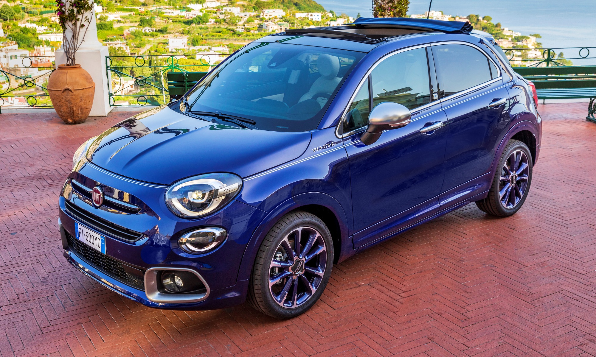 Fiat 500X Yachting przód