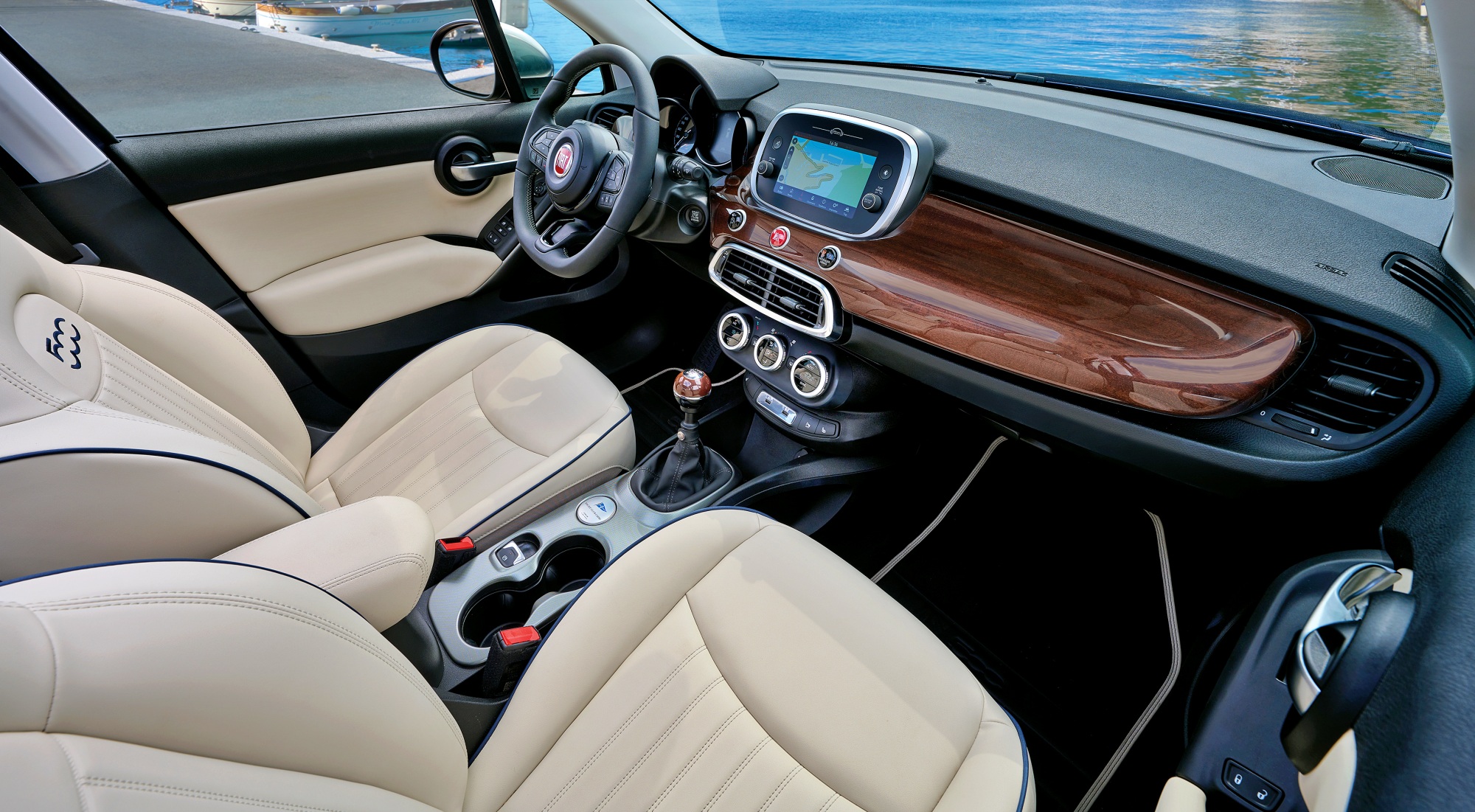 Fiat 500X Yachting deska rozdzielcza