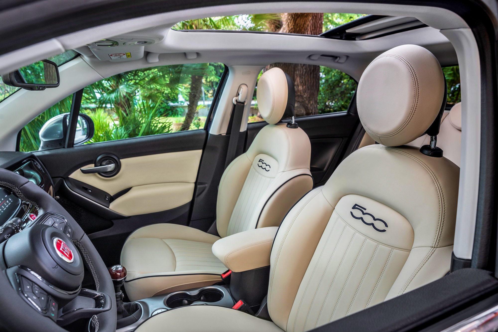 Fiat 500X Yachting siedzenia