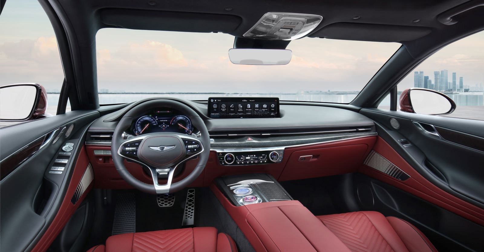 Genesis G80 Sport - deska rozdzielcza