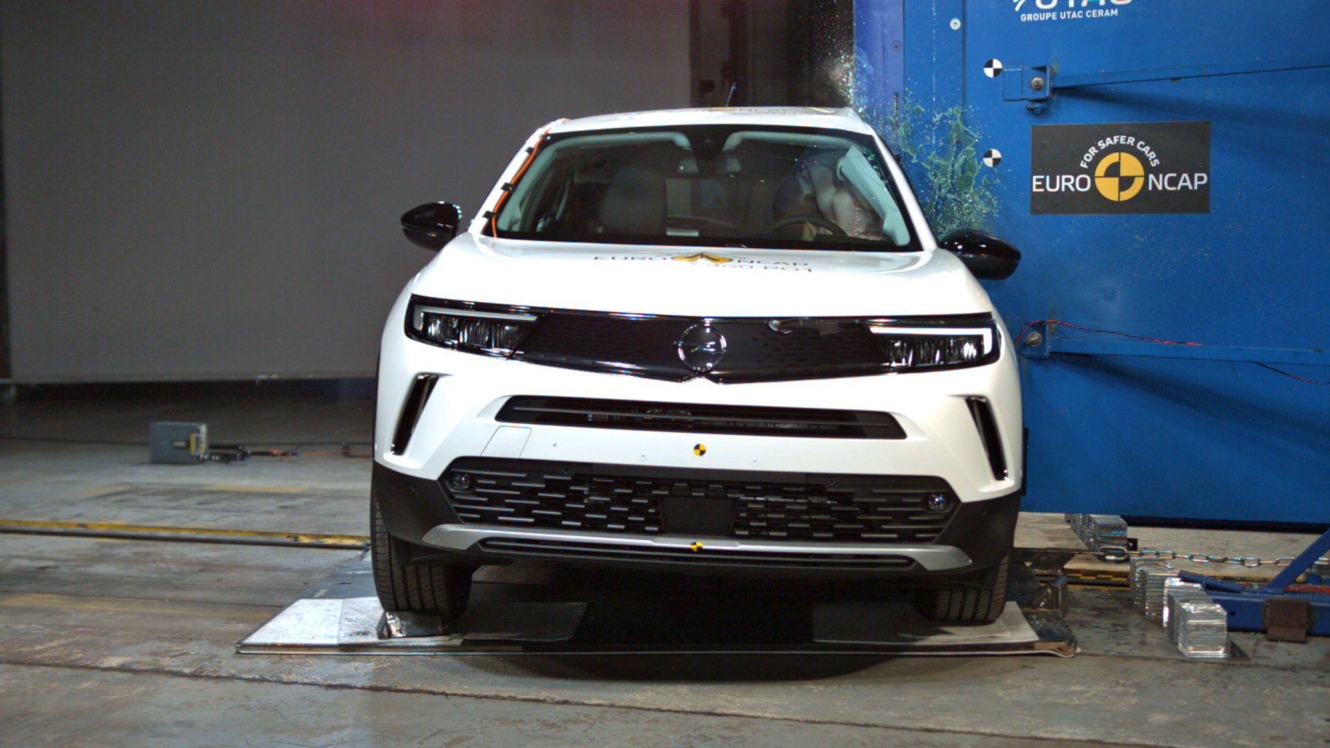 Opel Mokka test boczny Euro NCAP