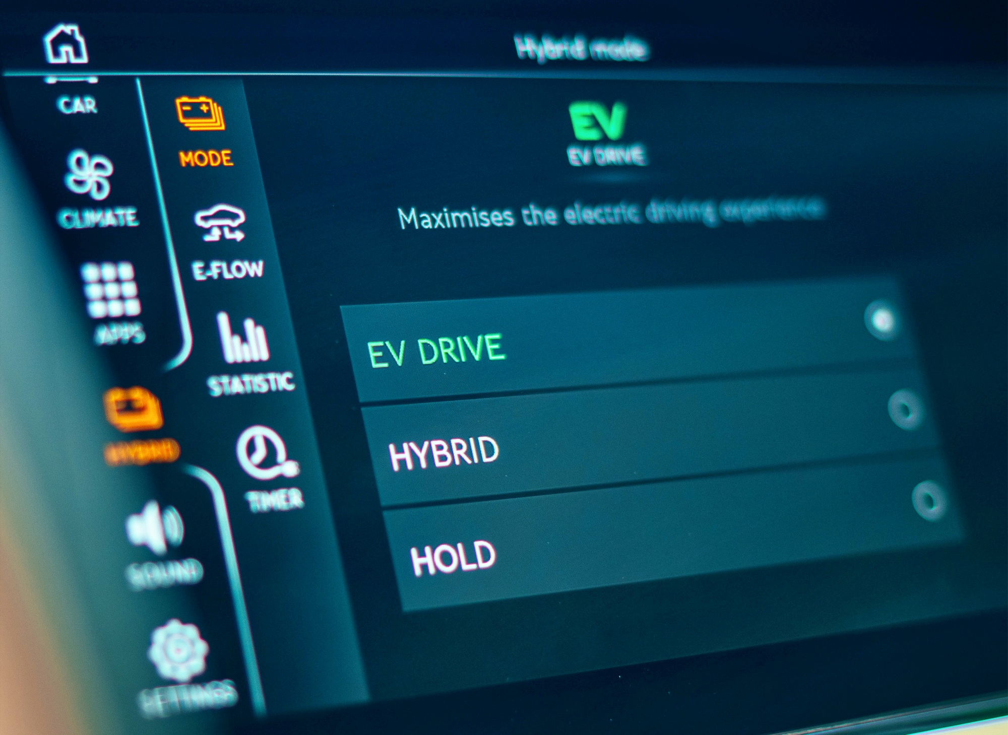 Bentley Continental Flying Spur Hybrid tryby