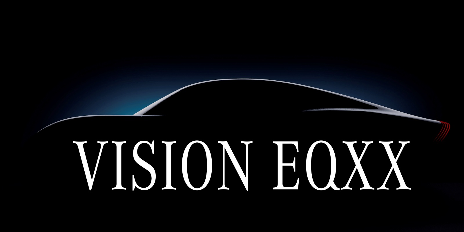 Mercedes Vision EQXX - szkic, profil