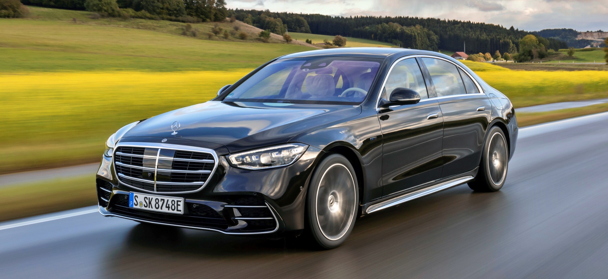 Mercedes S 580 e przód