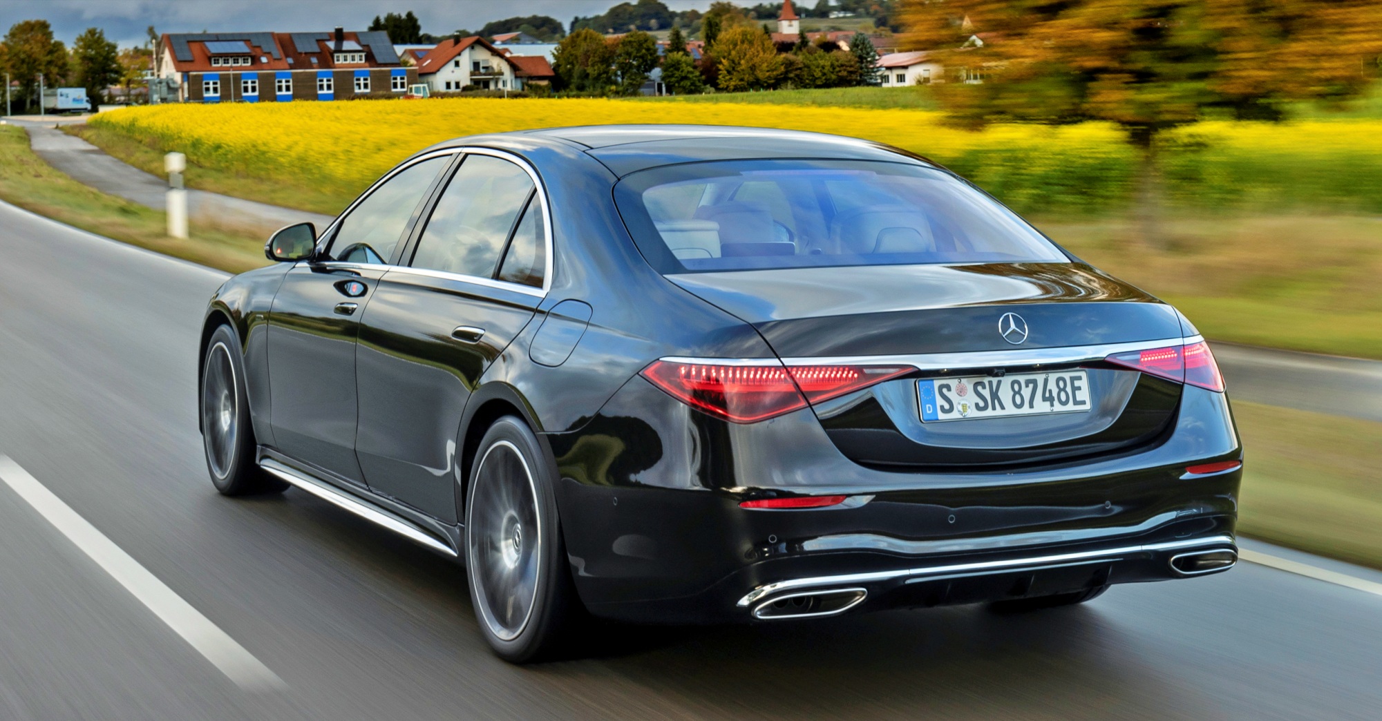 Mercedes S 580 e tył