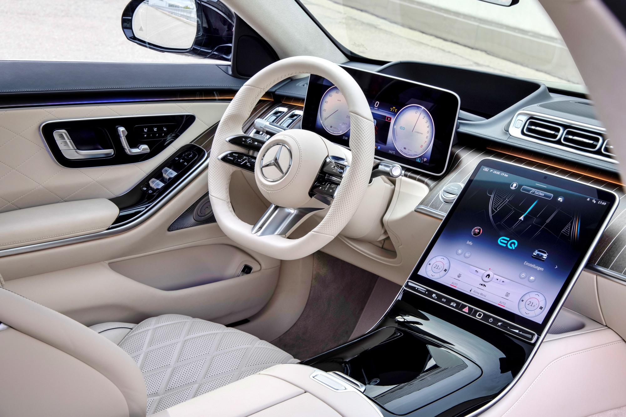 Mercedes S 580 e deska