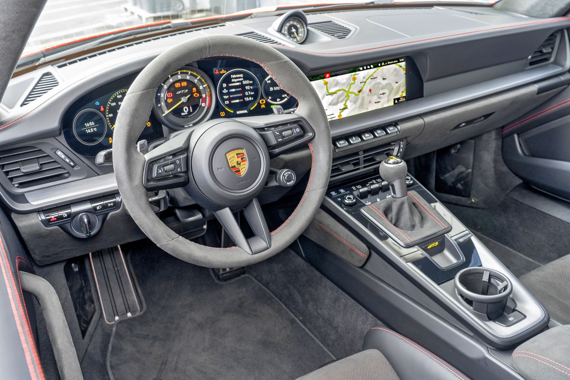 Porsche 911 GT3 - kokpit