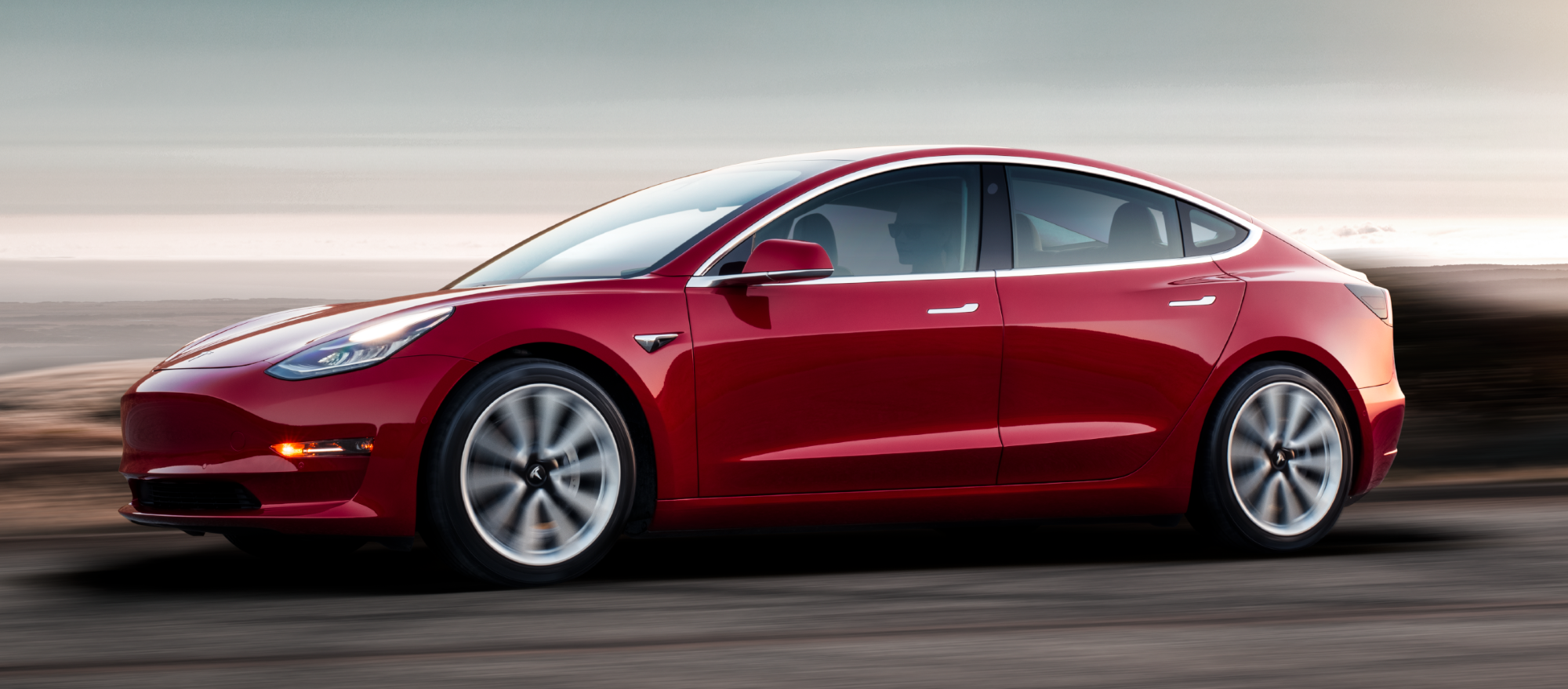 Tesla Model 3 przód