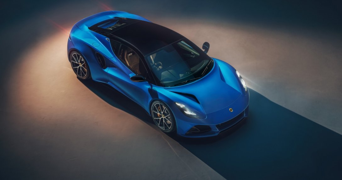 Lotus Emira – widok z góry