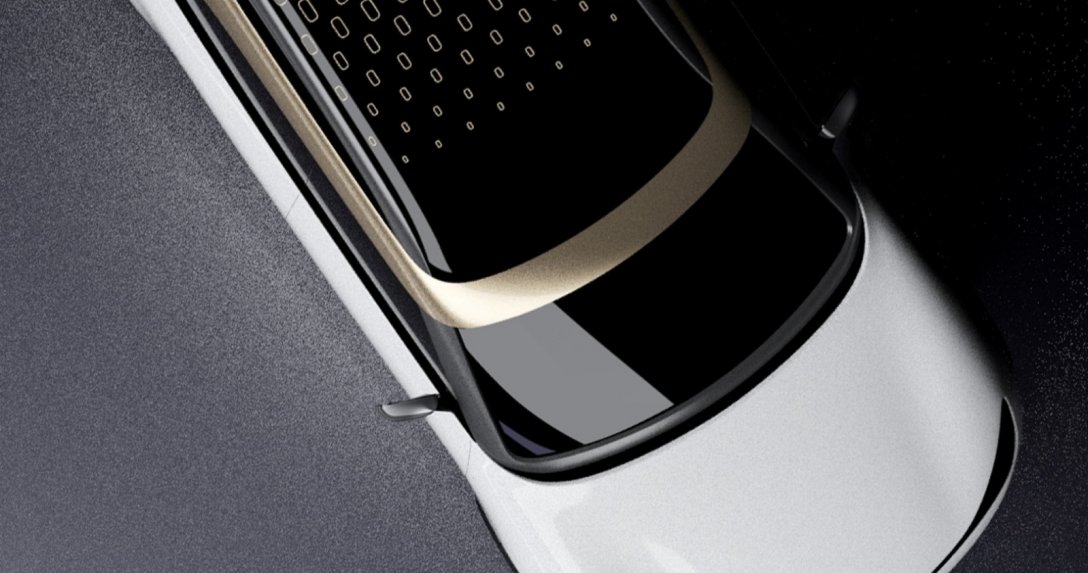 smart SUV - widok z góry, dach