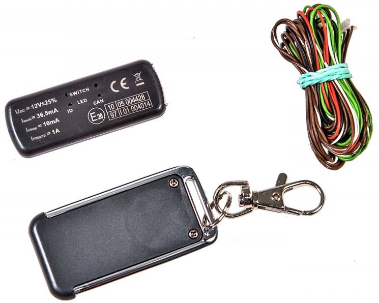 Immobiliser wpinany w szynę CAN