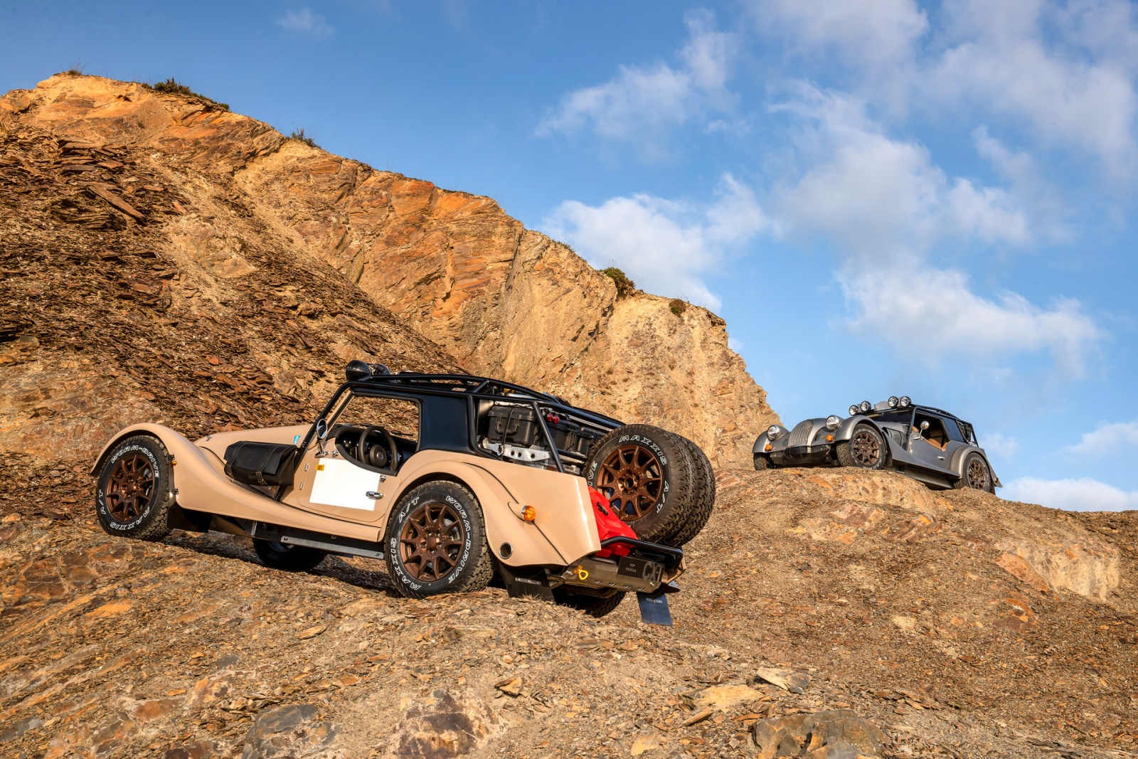 Morgan Plus Four CX-T - tył, bok