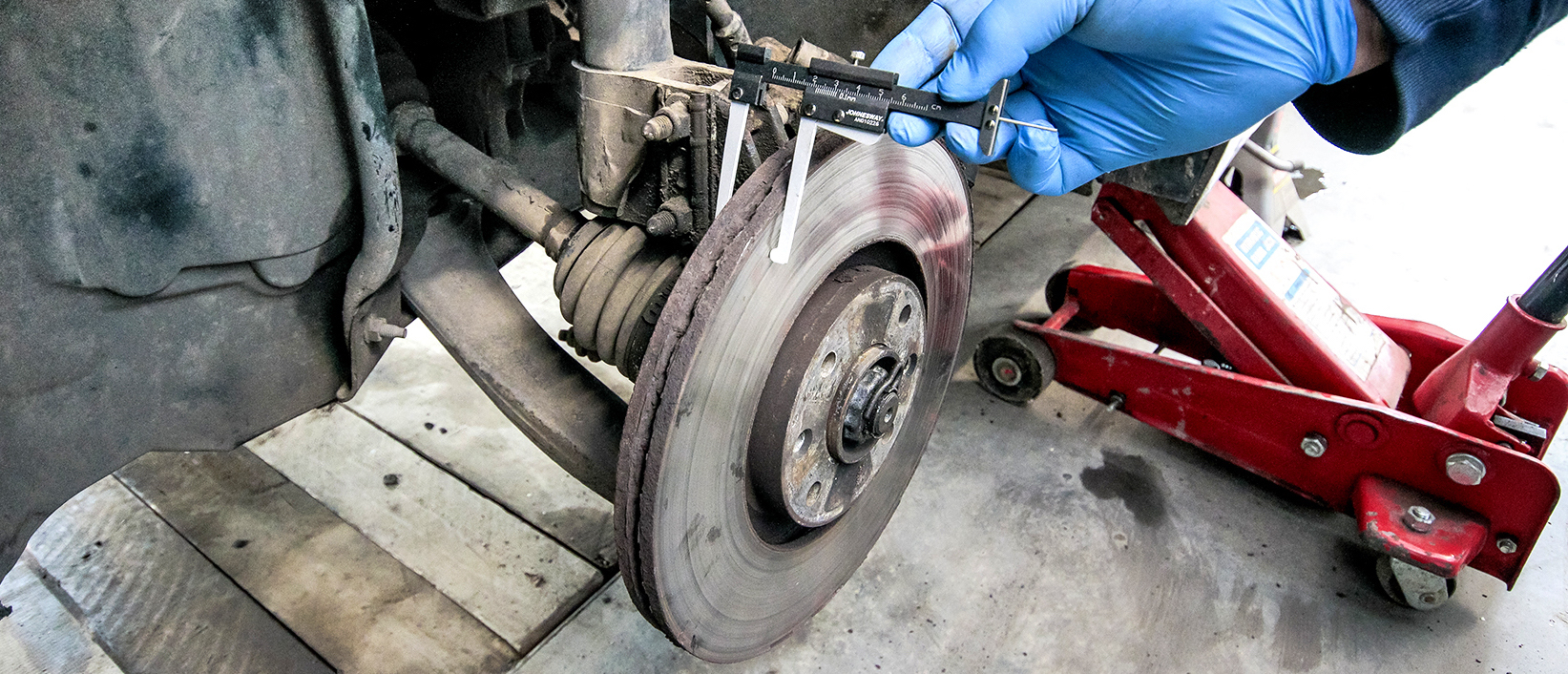 Tarcze hamulcowe - pomiar grubości