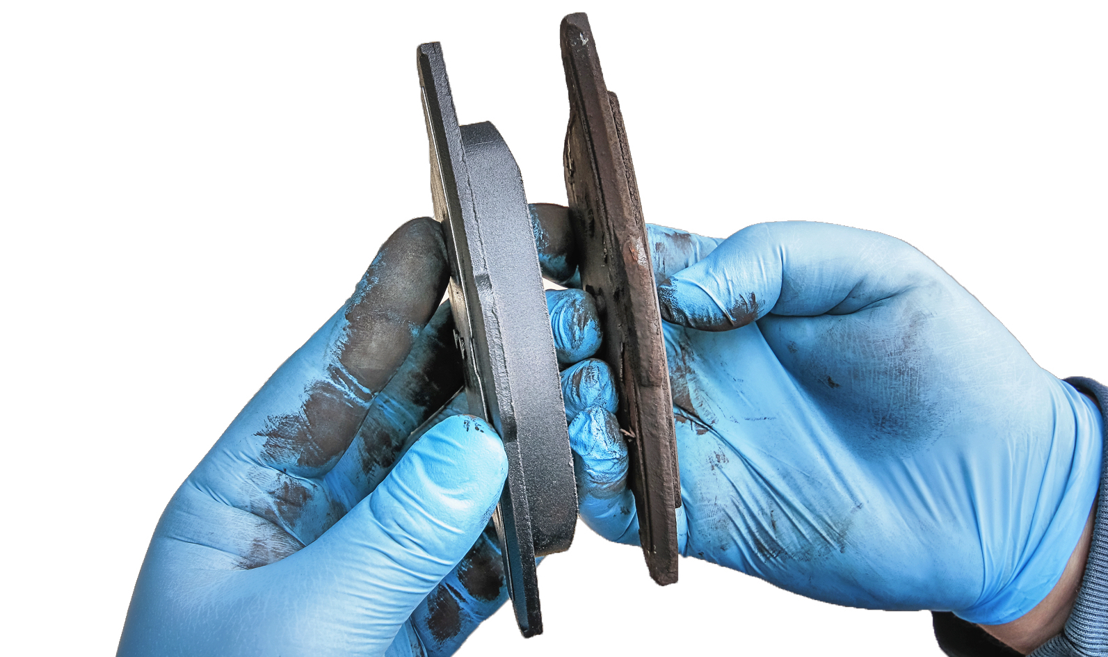 Klocki hamulcowe - nowy i zużyty