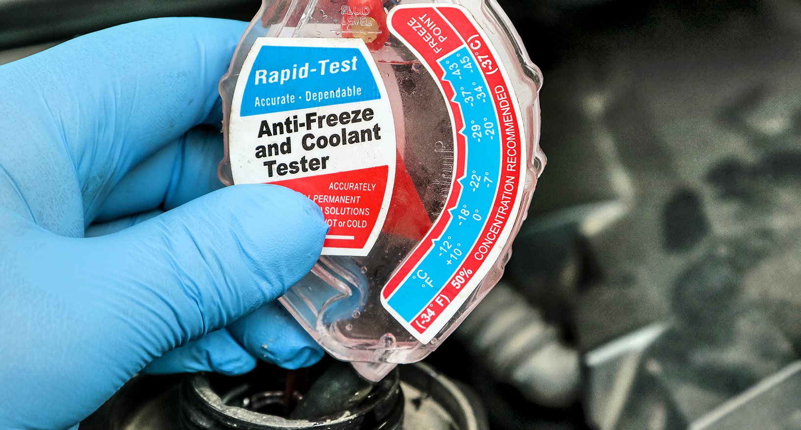 Płyn chłodniczy - kontrola temperatury zamarzania