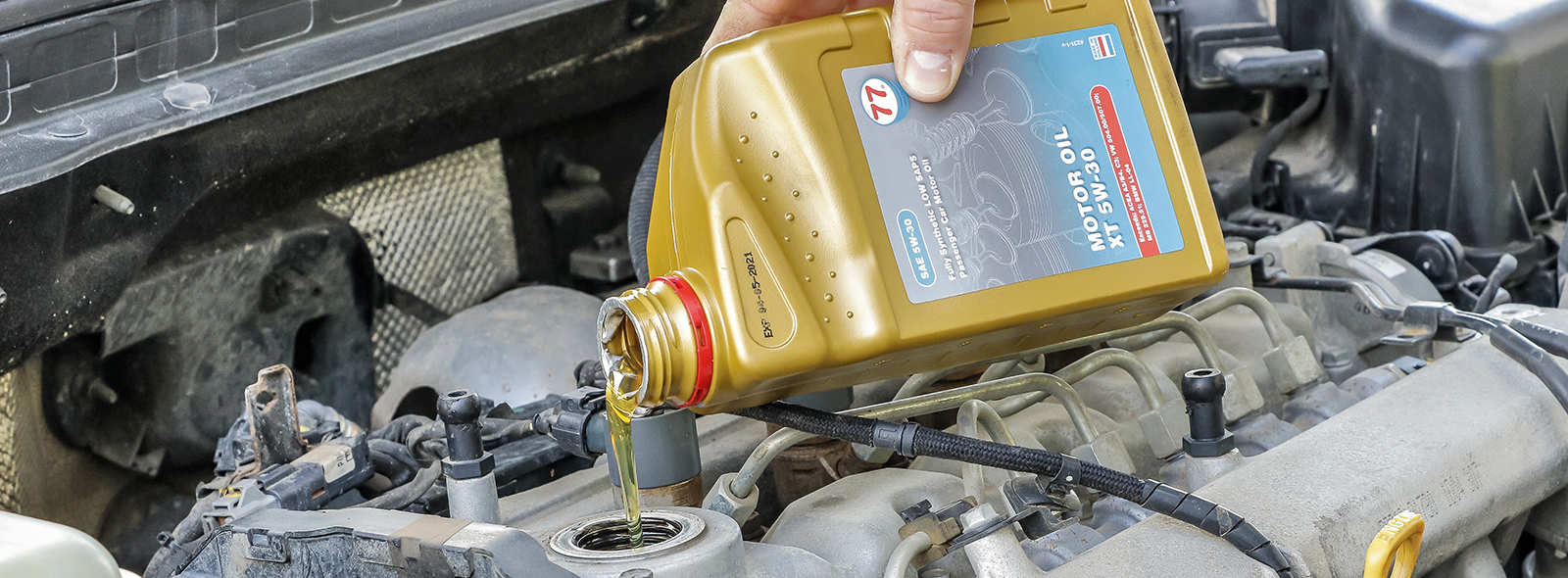 Olej silnikowy - dolewanie