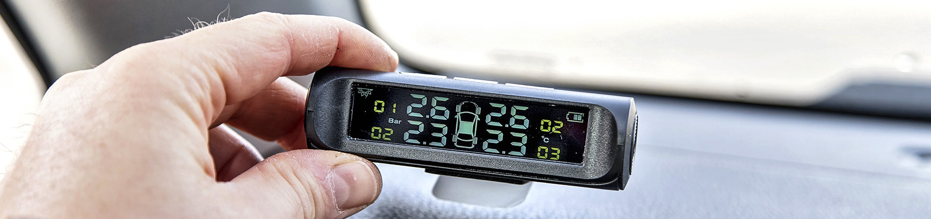 wyświetlacz czujników ciśnienia