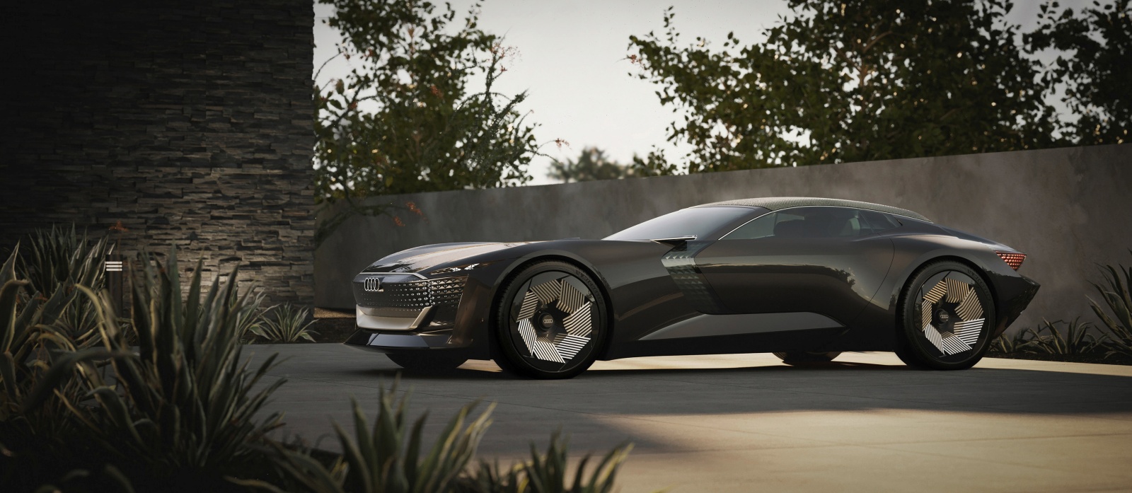 Audi skysphere concept - przód, profil