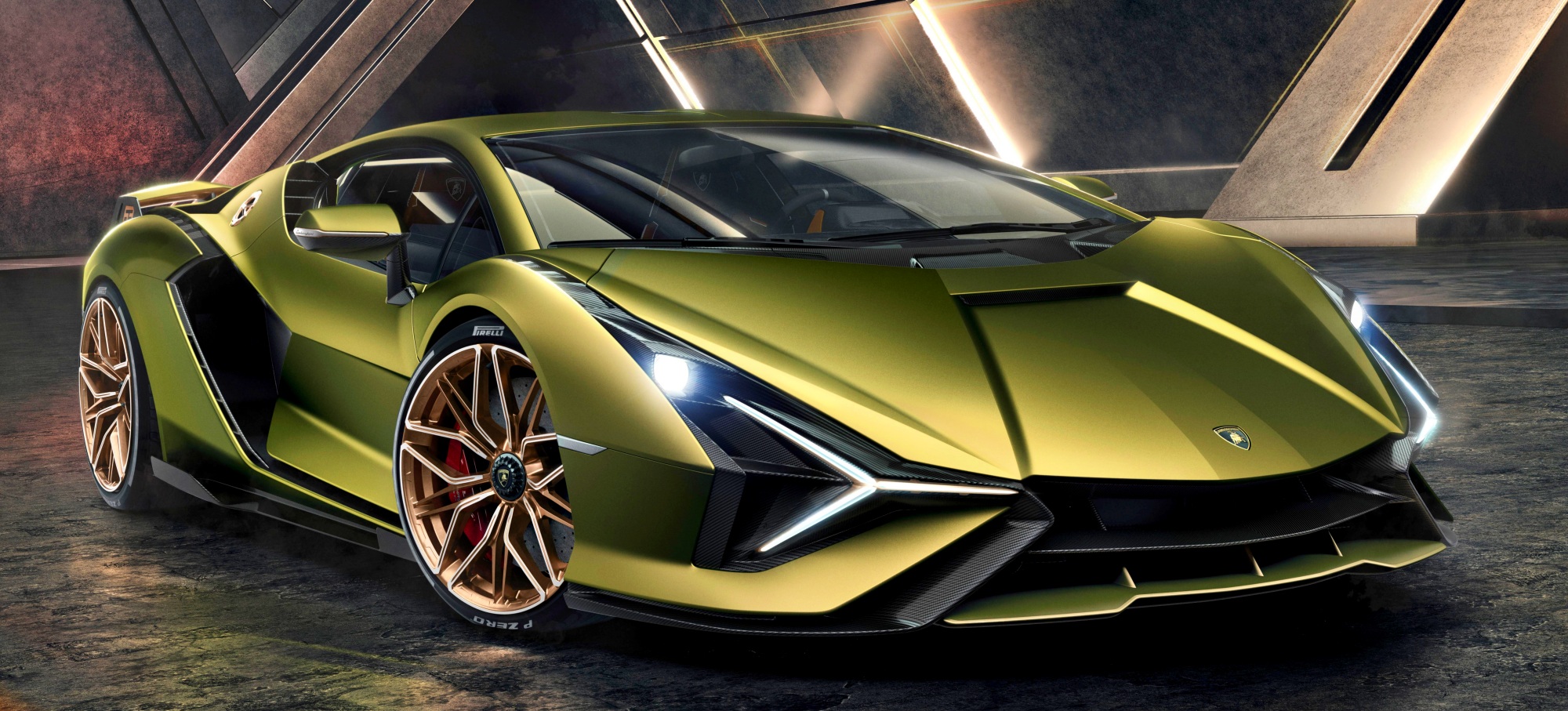 Lamborghini Sian przód