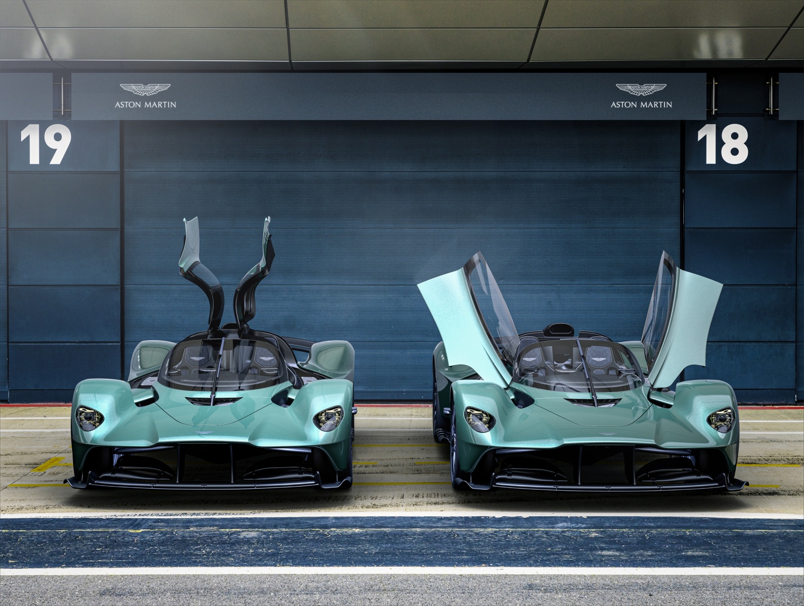 Aston Martin Valkyrie - Spider, Coupe, drzwi 