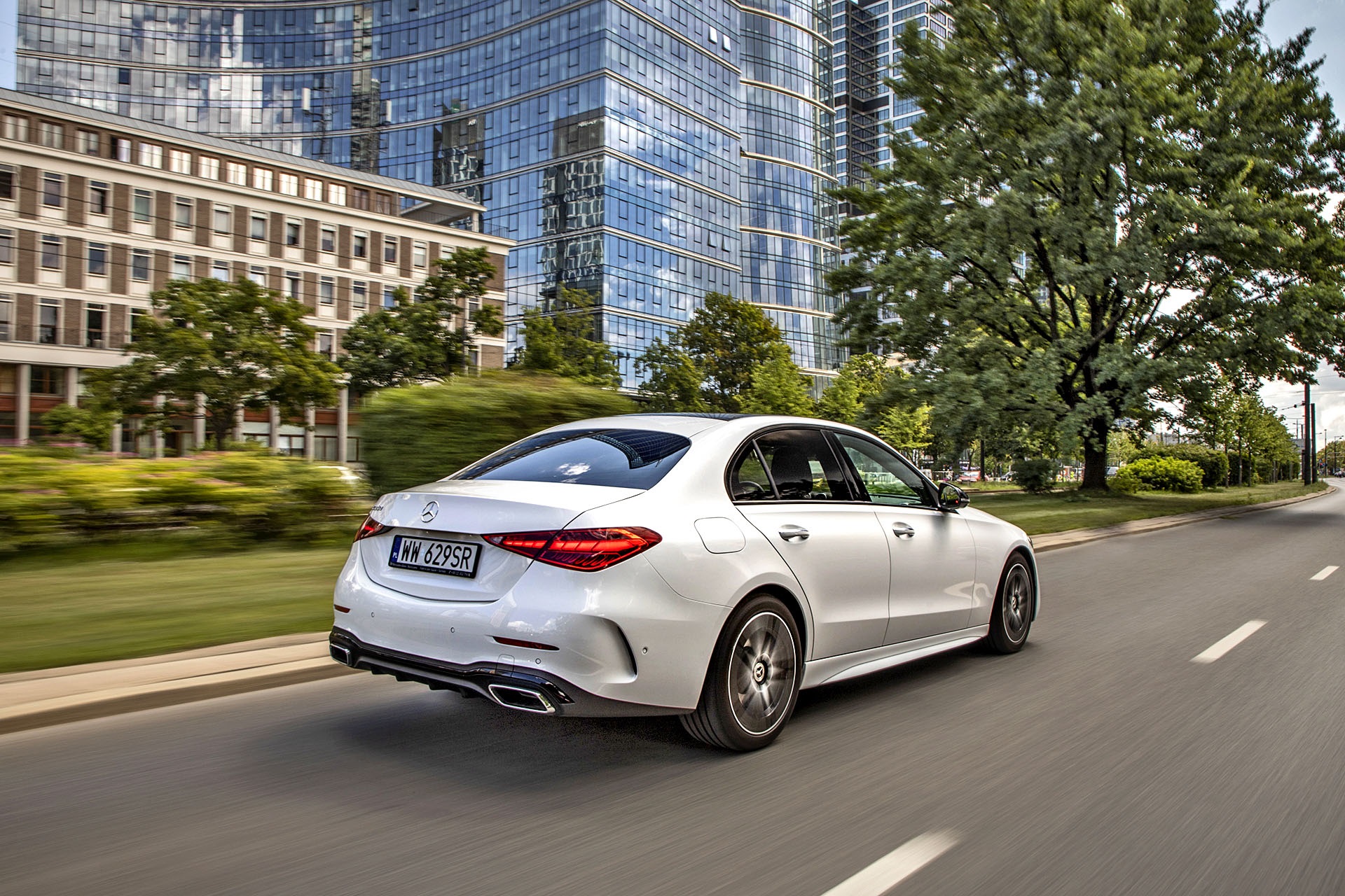 2021 Mercedes C220d - tył