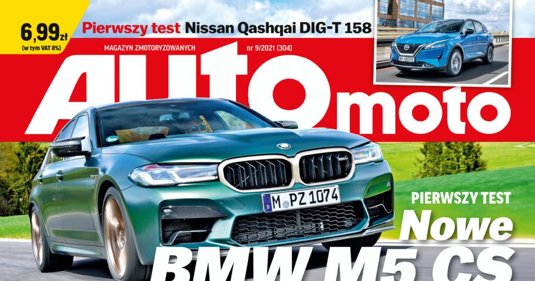 Okładka "Auto Moto" nr 9 z 2021 roku