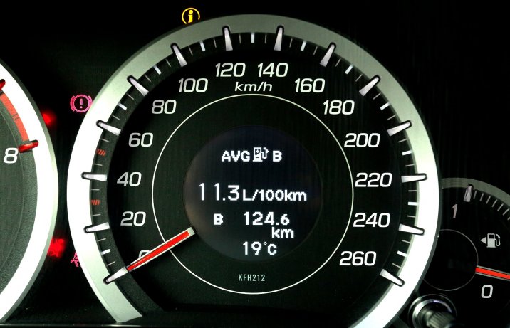 Używana Honda Accord VIII 2.0 Tourer – wskaźnik ze zużyciem paliwa