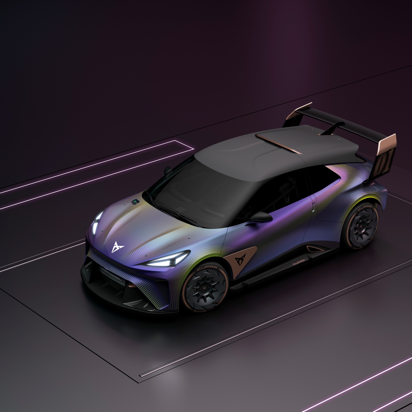 Cupra UrbanRebel Concept - widok z góry