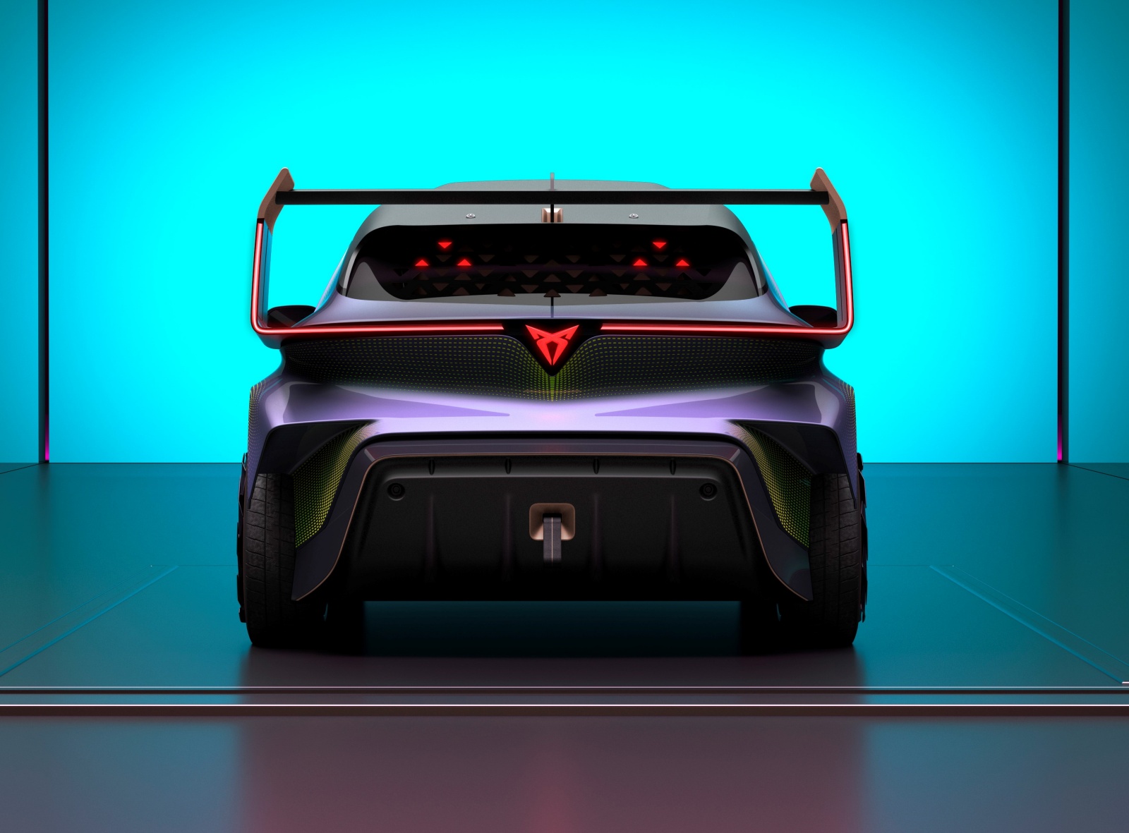 Cupra UrbanRebel Concept - tył, spoiler