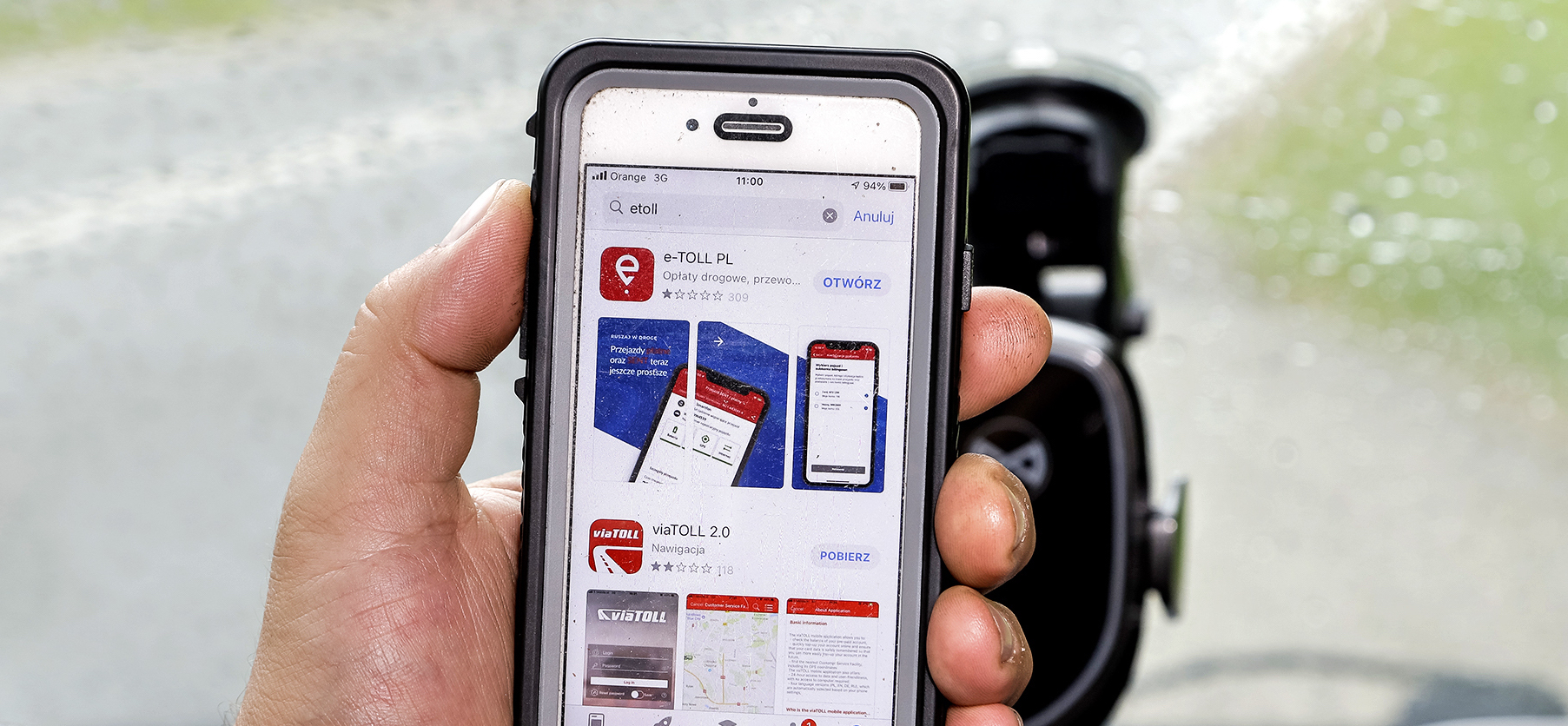 etoll ekran aplikacji