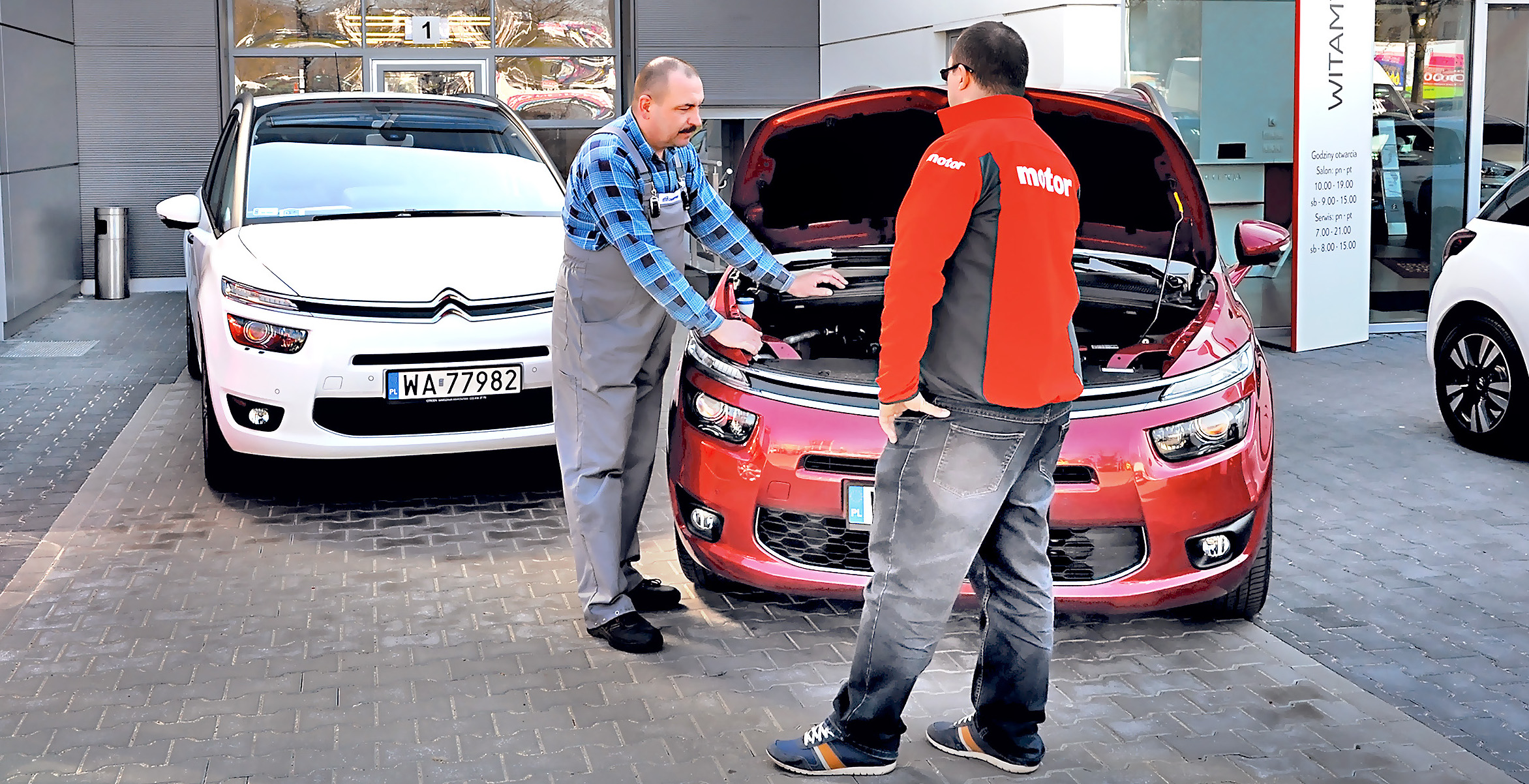 Citroeny przed serwisem