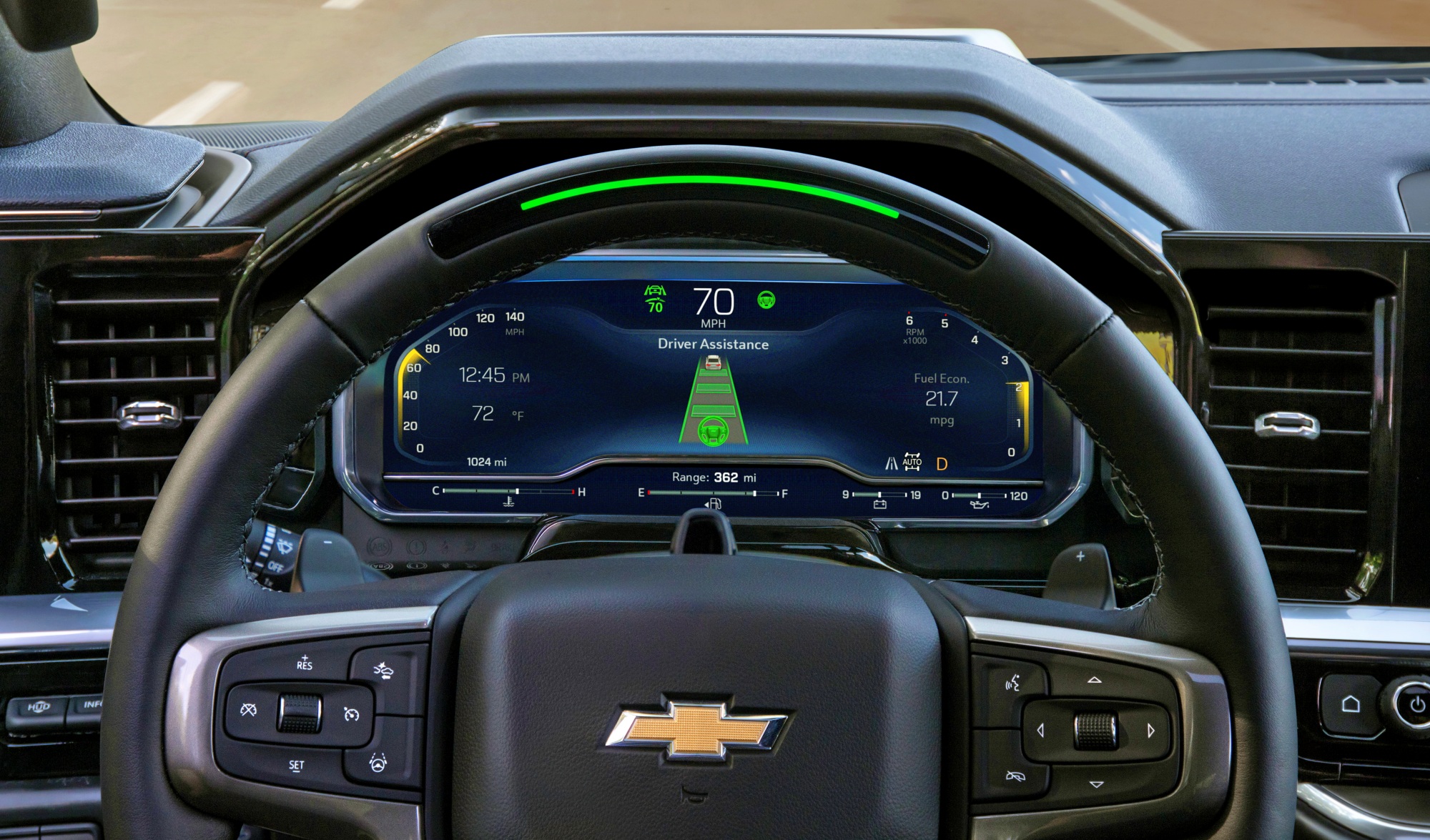 Chevrolet Silverado ZR2 wnętrze